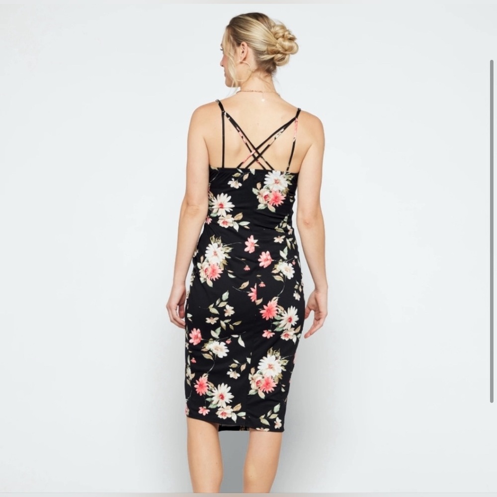 NWT Nina Britton Valencia Knit Midi Dress size M - Picture 2 of 8